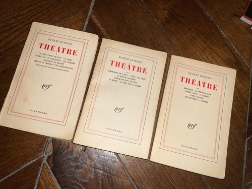 Ionesco théâtre nrf vol - ionesco,