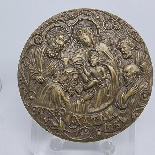 Medaglia bronzo natale - in,