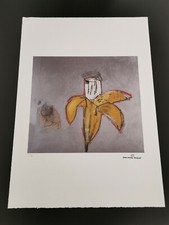 JEAN MICHEL BASQUIAT poster litografico numerato originale 19,5x27,5 POP ART ESTATE