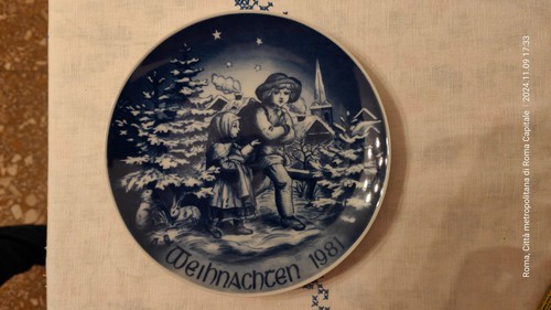 Piatto natale bareuther - di,