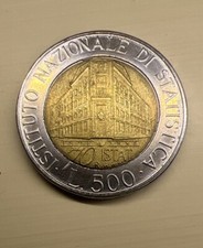 moneta 500 lire Istituto