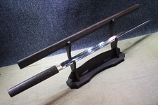 Spada dritta Boutique Japan T10 palissandro argilla temperata Kiriha Zukuri Ninjato