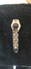 Baume & Mercier Linea Full Set Ladies Dress Watch Stainless Steel&Gold BlueDial