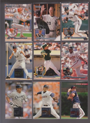 Lotto set collezione donruss - lotto,