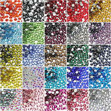 1440 strass cristallo perline vetro fondo piatto per artigianato fai da te decorazione nail art