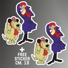 adesivo muttley dastardly car