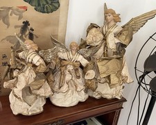 angeli in carta pesta Natale