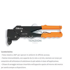 Rivettatrice Testa Rotante Con