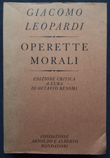 Operette morali leopardi - morali,