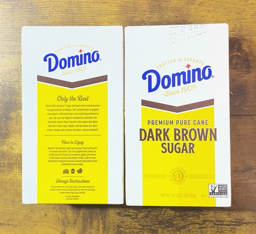 Domino zucchero marrone - di,