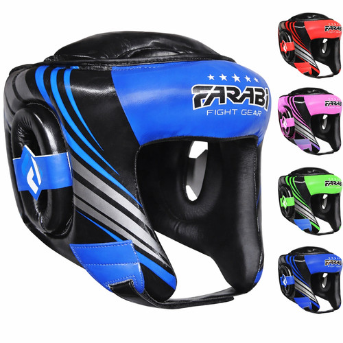 Casco boxe pelle farabi - casco,