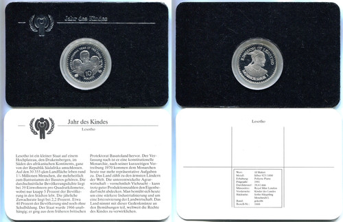 Maloti lesotho 1979 - maloti, proof