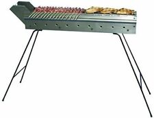 FORNACELLA PIEGHEVOLE IN " ACCIAIO " PER ARROSTICINI CM 60 SPIEDINI BARBECUE BBQ