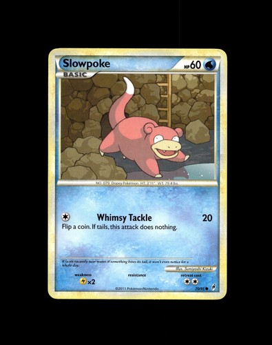 Carta pokemon slowpoke slowbro - slowpoke,
