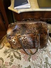Borsetta Leopardata In Vera Pelle