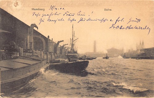Germania amburgo 1900 navi - germania,