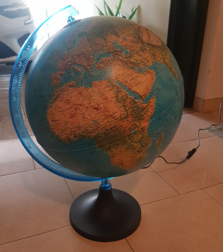 Mappamondo luminoso - mappamondo,
