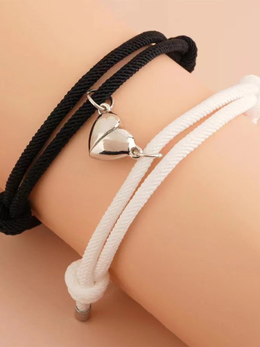 Bracciale coppia acciaio - 2x,