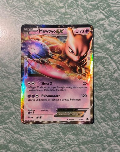 Pokémon mewtwo carta - pokémon, ex