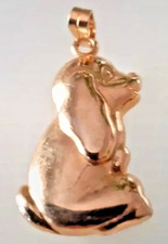 Ciondolo cane placcato ORO a