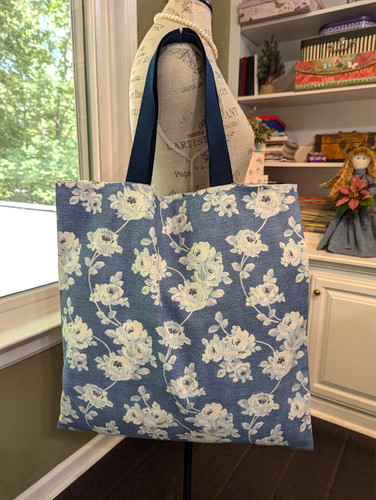 Xlg lined market tote bag - xlg,