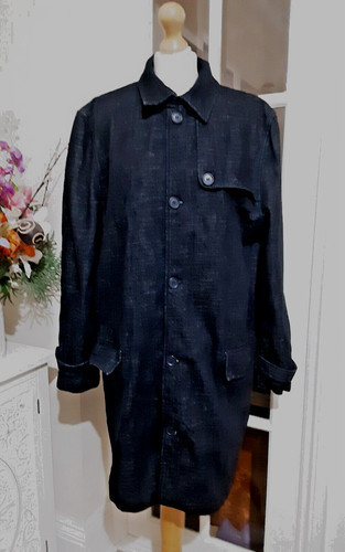 Cappotto trench jeans - , denim
