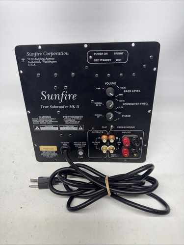 Sunfire true subwoofer ii - true, mk