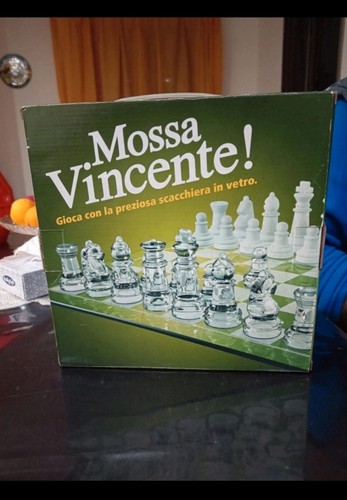 Scacchiera vetro nuova - scacchiera, in
