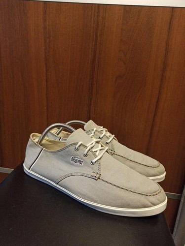 Mocassini uomo lacoste argento - mocassini,