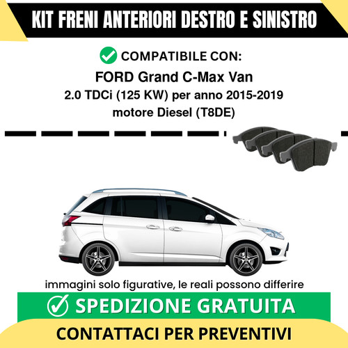 Pastiglie freno anteriori - anteriori, per