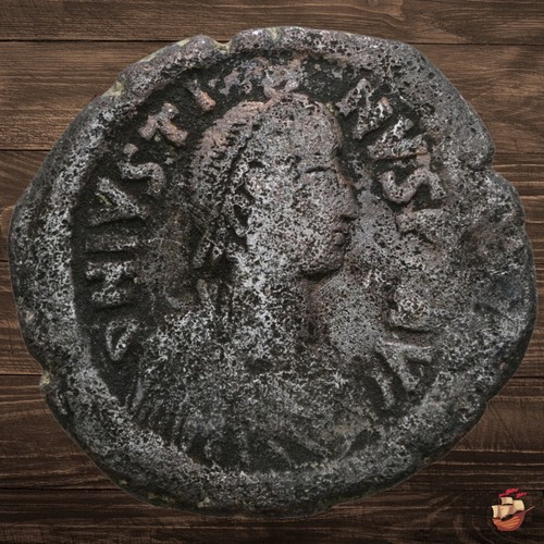 Moneta follis bizantina - follis,