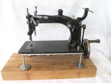 Rarissima antica macchina da cucire BERNARD KOHLER due aghi 1898 Singer Howe Peugeot