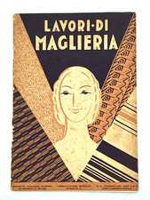 LAVORI DI MAGLIERIA mensile Dubied 1930 n. 12 Moda stagione 1931 Sci