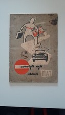 Opuscolo vintage da collezione epoca Fiat Consigli agli Utenti Fiat