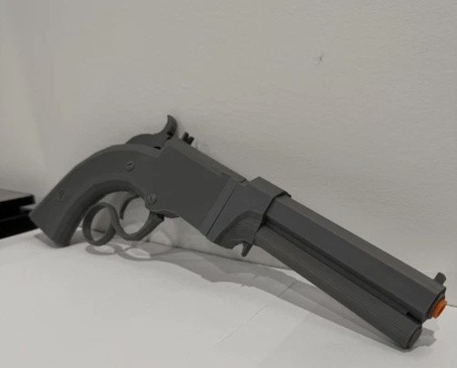 Pistola vulcanica stampata - , in