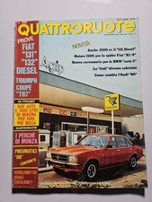 Opel Ascona Diesel,  Novità 131, X1/9, BMW, Golf,Audi..QR 10/1978