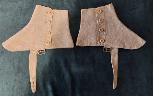 Coppia ghette antiche dessus - coppia,