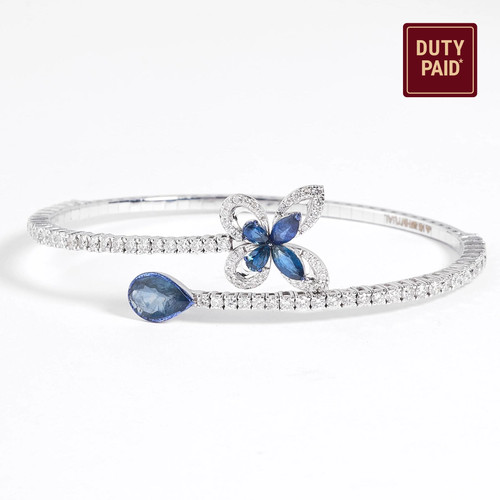 Bracciale farfalla zaffiro
