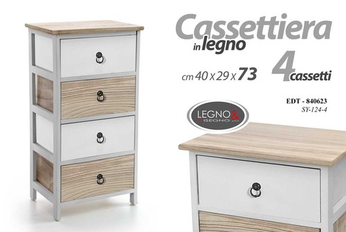 Cassettiera slim salvaspazio - slim, 4