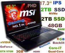 Gaming msi gt72vr - 17.3",