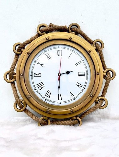 Nautical porthole wall clock - porthole,