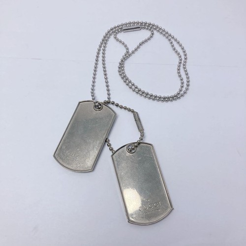 Collana gucci doppia - collana, targhetta