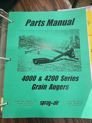 Manuale ricambi spray-aria