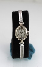 Caravelle Vintage Orologio Donna Argento Ss Stretch Meccanico Non Funzionante