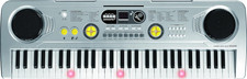 – Organo Elettronico 61 Tasti Multifunzione, Colore: Argento, 8924
