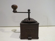 vecchio MACININO DA CAFFE' A MANOVELLA F B in metallo macina vintage d epoca di