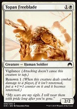 MTG 4x TOPAN FREEBLADE - LAMA FRANCA DI TOPA - ORI - MAGIC