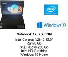 Notebook  Asus X553M Ram 8 Gb