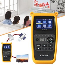 Satlink WS-6933 Camping Satfinder DVB-S + DVB-S2 8PSK SAT misuratore rilevatore di segnale