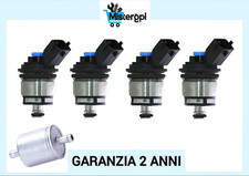 4 INIETTORI gpl PER LANDI RENZO TAPPO BLU FIAT ALFA ROMEO LANCIA JEEP NUOVI MED 